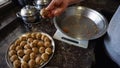 Handmade Gond Laddu: Traditional Indian Sweet with Dry Fruits, Uttarakhand, India