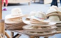 Handmade Hats woven from bamboo Hats arrangement