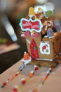 Holiday Candy Shop Gingerbread House