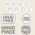 handmade icons. Cross-stitch. Patchwork.