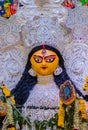 Handmade Idol of goddess durga during navratri festival