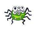 Adorable Green Spider