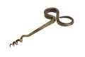 Handmade iron corkscrew Royalty Free Stock Photo