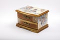 Handmade jewelry box Royalty Free Stock Photo