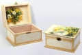 Handmade jewelry box Royalty Free Stock Photo