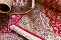 Handmade Kashmir carpets Royalty Free Stock Photo