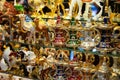 Handmade knickknacks on the grand bazaar in istanbul Royalty Free Stock Photo