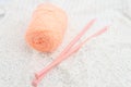 Handmade knitted crochet background