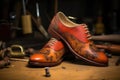 handmade leather shoes showcasing craftsmanship