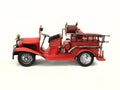 Handmade lifelike model of a old firetruck.Home and office decoration Toy.