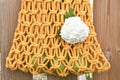 Handmade macramÃÂ© string bag handmade weaving threads