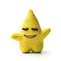 Handmade nice star fruit in baby handsock toy with funny face. Generative AI Royalty Free Stock Photo