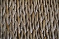 Handmade Old Wicker Background Royalty Free Stock Photo