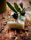 Handmade Olive Soap Royalty Free Stock Photo