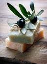 Handmade Olive Soap Royalty Free Stock Photo