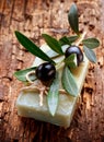 Handmade Olive Soap Royalty Free Stock Photo