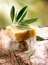 Handmade Olive Soap Royalty Free Stock Photo