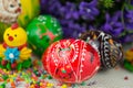 Handmade painted Easter eggs