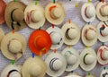 Handmade Panama Hats made from straw, Ecuador