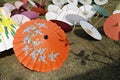 Handmade paper umbrella in borsang handicrafts