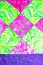 handmade patchwork quilt texture backround