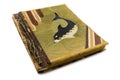 Handmade photo album with dolphin on the cover.