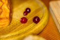 handmade preparation of treats for traditional Orthodox Christmas - dried fruits, cranberries, honey, nuts