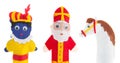 Handmade puppets Dutch Sinterklaas Royalty Free Stock Photo