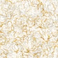 Handmade rice paper texture with metallic gold swirl flecks. Seamless washi sheet background. For luxe wedding texture