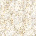 Handmade rice paper texture with metallic gold swirl flecks. Seamless washi sheet background. For luxe wedding texture