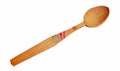 A handmade Romanian wooden spoon