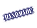 HANDMADE Rubber Stamp Seal on a Bar Royalty Free Stock Photo