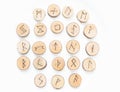 Handmade runes for fortunetelling