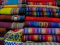 Handmade scarves in peru