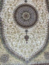 Handmade silk indoor carpet design image