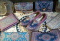 handmade slippers and reticules, purses, handbags east style