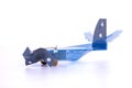 Handmade small plane Royalty Free Stock Photo