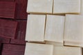 Handmade soap bars. Natural aromatherapy cosmetics. Organic toiletry