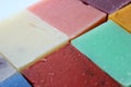 Handmade soap of different colors Royalty Free Stock Photo