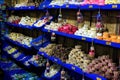 Handmade soaps for sale at a bazaar in Morocco