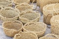 Handmade straw baskets