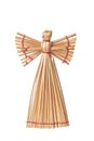 Handmade straw christmas doll Royalty Free Stock Photo