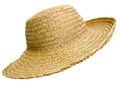 Handmade straw hat Royalty Free Stock Photo