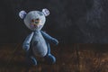 Handmade Stuffed Bear Toy Royalty Free Stock Photo