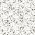 Handmade Texture in Black and White colors with cute and simple