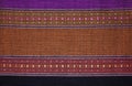 Handmade Thai Cotton / Fabric Background, Abstract, Texture. Royalty Free Stock Photo