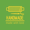 Handmade thin line icon