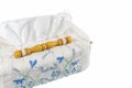 Handmade tissue paper box Royalty Free Stock Photo