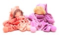 Handmade toy for newborn Royalty Free Stock Photo