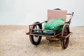 Handmade traditional cart that used as taxi services for tourists in Mount Ijen